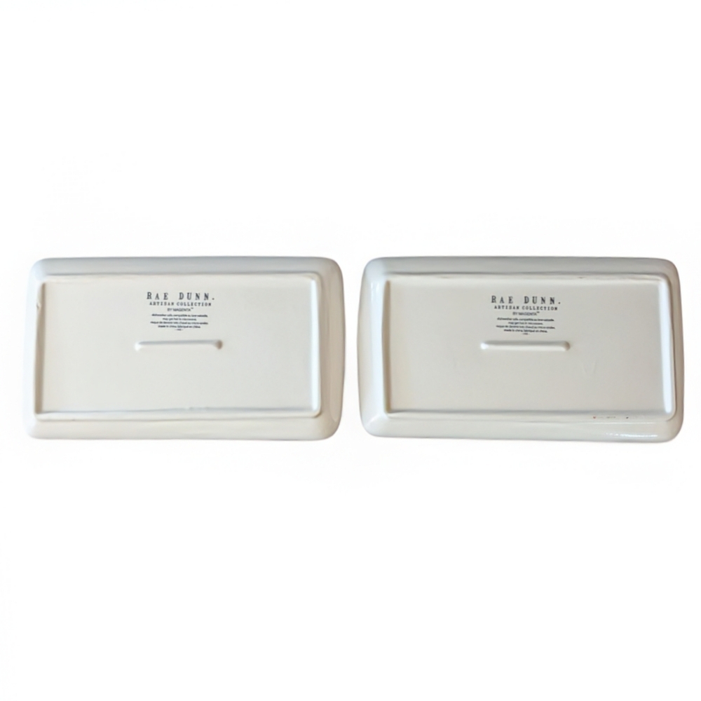 Rae Dunn HOPE and WISH Accent/Trinket/Serving Plates - Picture 2 of 2